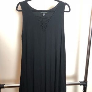 Black Mid-Flare Dress